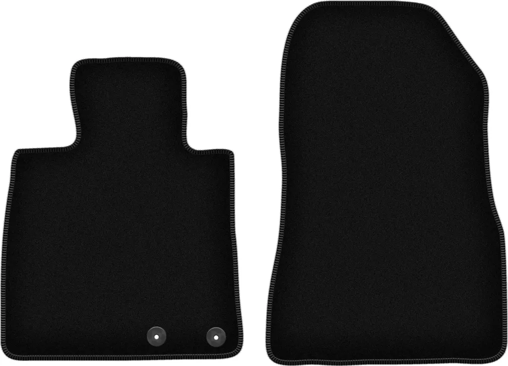 Tappetini Nissan Note II (2012-) in Velluto Nero | Wielganizator Set 2pz
