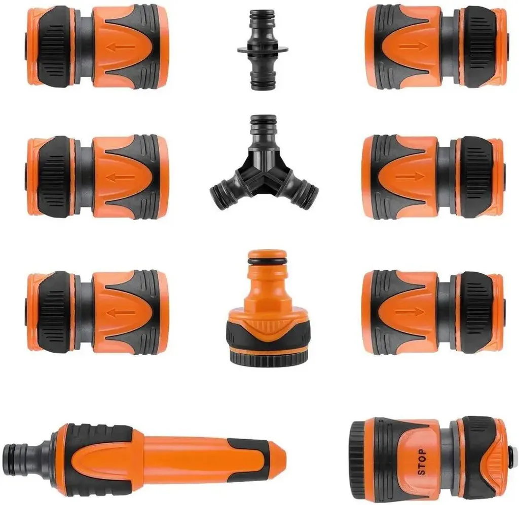 Raccords de tuyau d'arrosage 850 kPa - Kit 11 pièces haute étanchéité