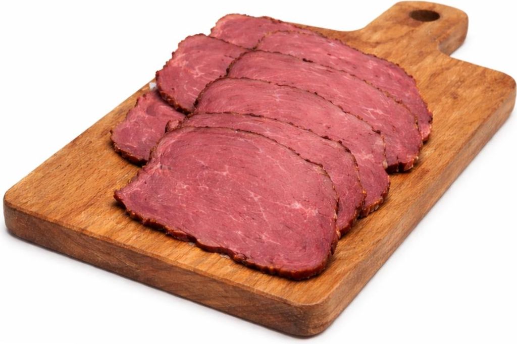 Szynka wołowa w plastrach 100g - Schronisko Bukowina Zdjęcie produktu 