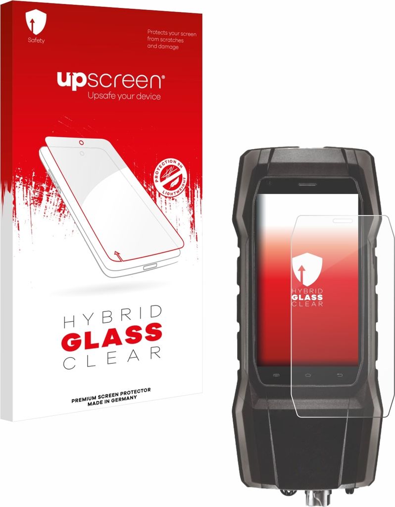 upscreen Schutzglas für Testo 300 Schutzfolie Panzer Folie Glas Display Schutz klar