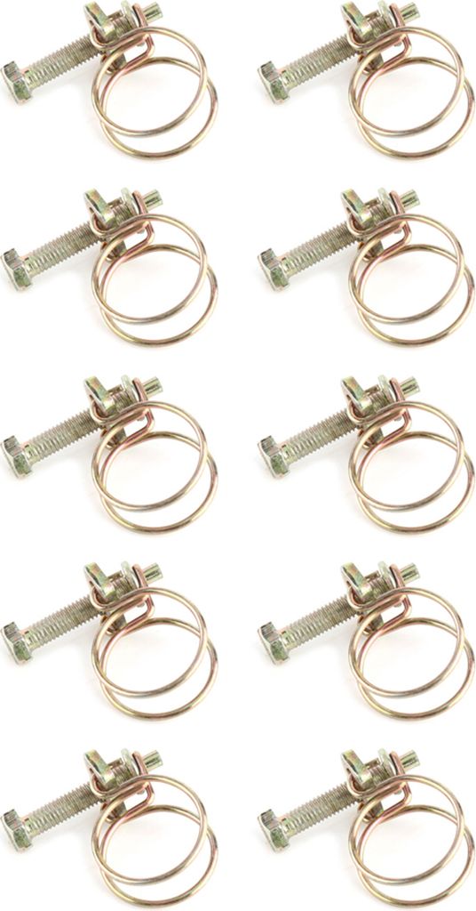 Edelstahl-Wasserschlauchschelle, Rohrschelle, Rohr, Sanitär (13 mm–16 mm)