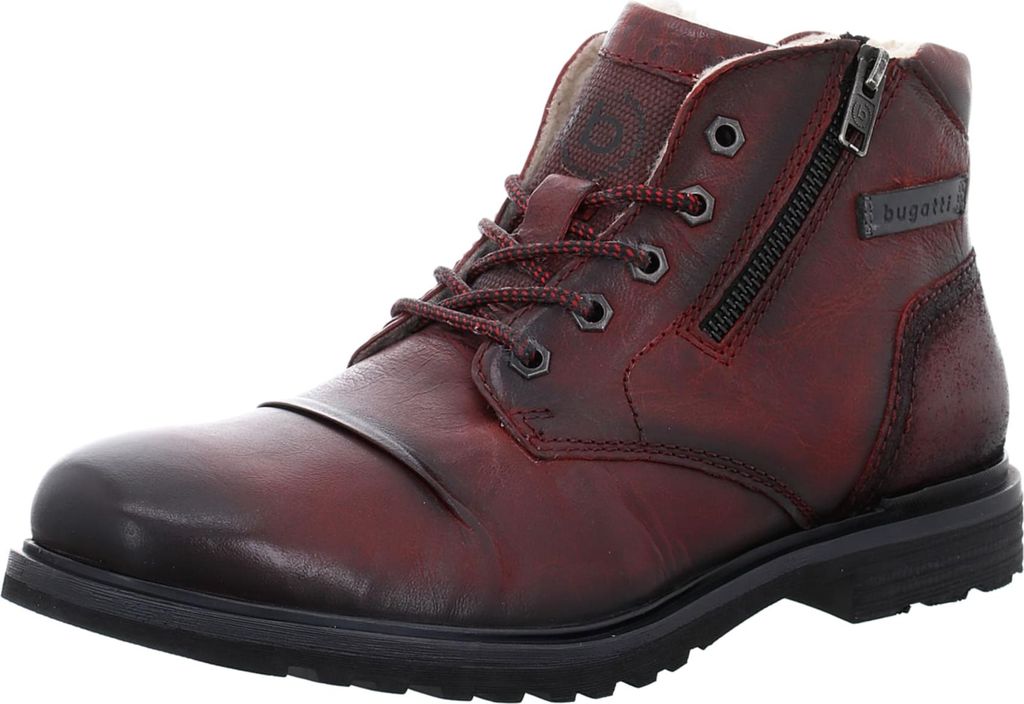 Bugatti Schnürstiefeletten Herren 31393830353039 Rot 43 EU