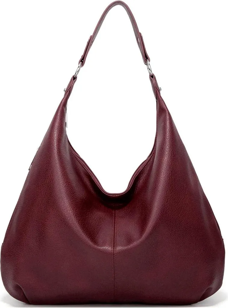 Dites Adieu au Désordre avec ce Grand Sac à Main Vintage en Cuir PU Noir