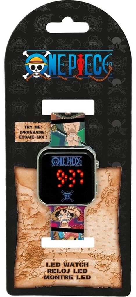 Dětské digitální LED hodinky One Piece - stylové náramkové Obrázek produktu 