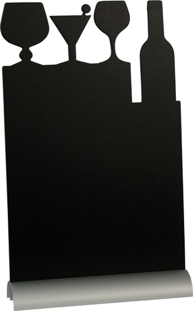 Securit Tischaufsteller SILHOUETTE "Cocktail"