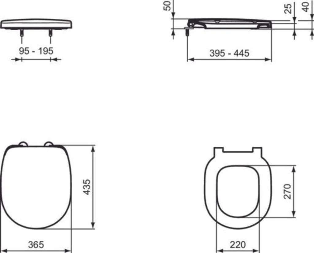 Sedile WC Soft Close Ideal Standard E712701 - Sicurezza e Igiene - 7
