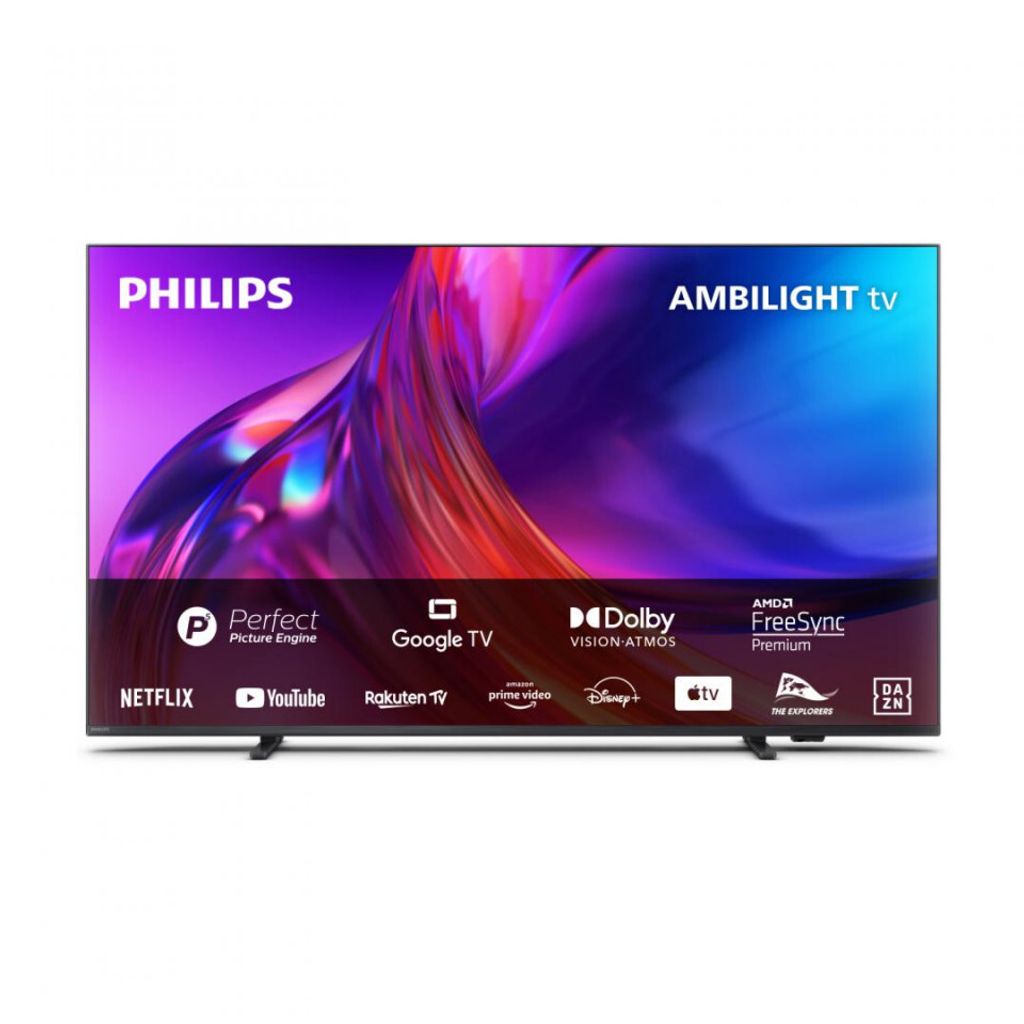 Philips TV 55PUS8518/12, 55" THE ONE, UHD 4K LED, 60Hz, 3840x2160, DVB-T/T2/T2-HD/C/S/S2, Ambilight 3, HDR10+, HLG, Google TV, Dolby Vision, Atmos,...