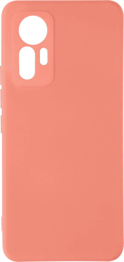 Halbsteife Silikon Handyhülle für Xiaomi 12 Lite, Soft Touch – Rosa