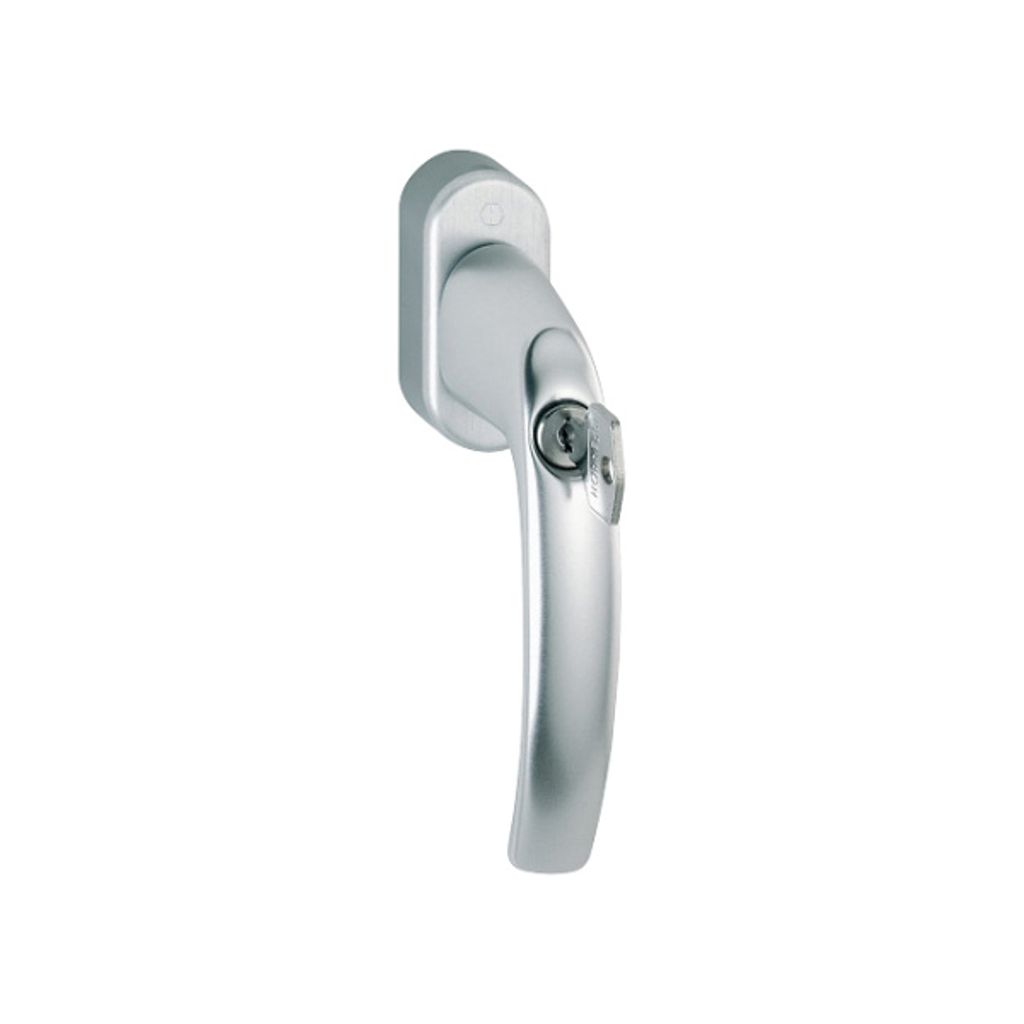 Hoppe Atlanta Aluminium Fenstergriff abschließbar F1 Natur Produktbild 