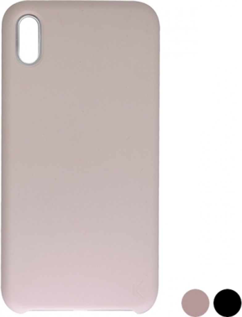 KSIX smart your tech Case für iPhone XS MAX, halbsteif, Pink