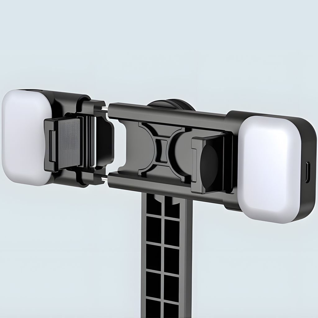 Ayex Selfie-Stick Stativ 160cm - Bluetooth Fernauslöser, 3-Wege-Neiger, Für Smartphone & Kamera