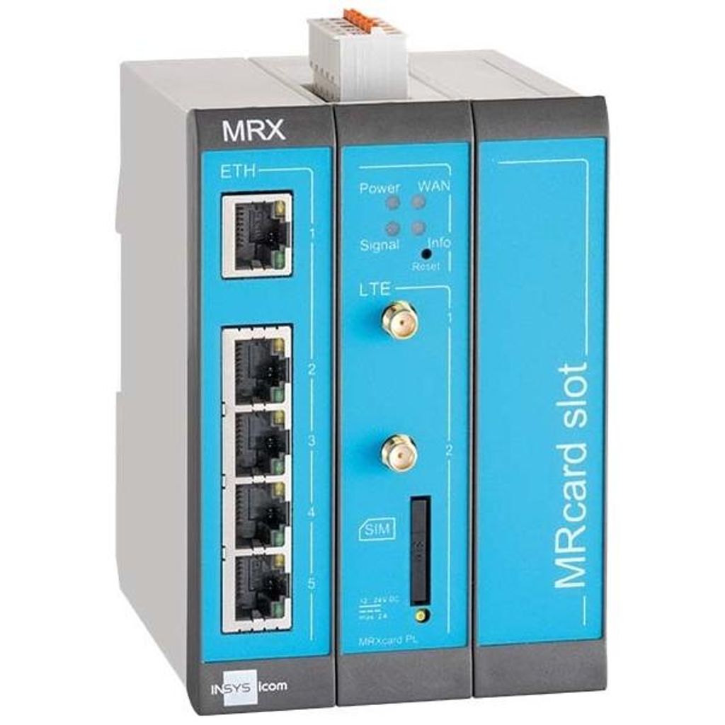 INSYS icom MRX3 LTE 1.1 modularer LTE-Router EMEA-Frequenzen VPN-Option
