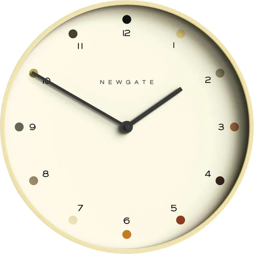 Newgate Mr Clarke Orologio da Parete Plywood - Design Scandi Moderno