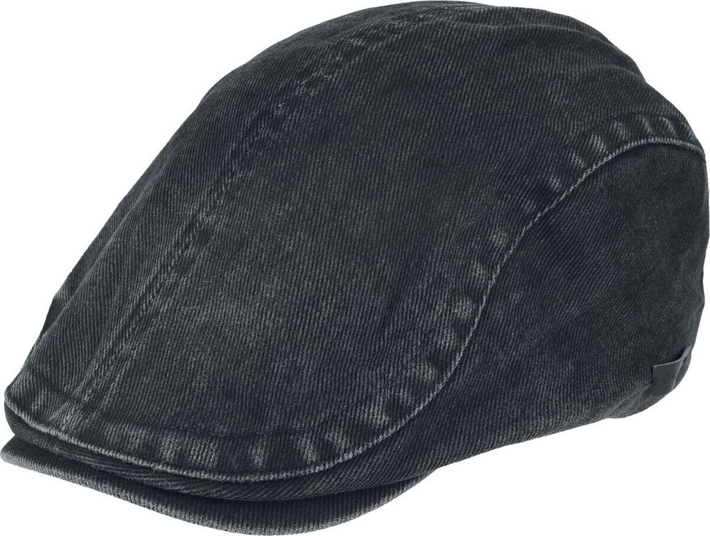 Chillouts Cap Uni Tirau Hat schwarz Basics, Punk, Streetwear 100% Baumwolle M-L