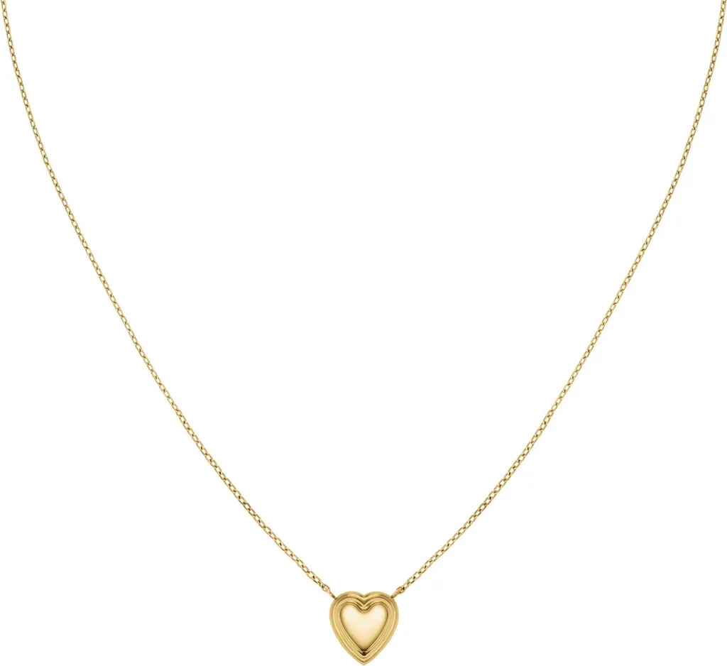 Collier doré avec pendentif cœur JNPHG-J1008 - Bijou élégant femme