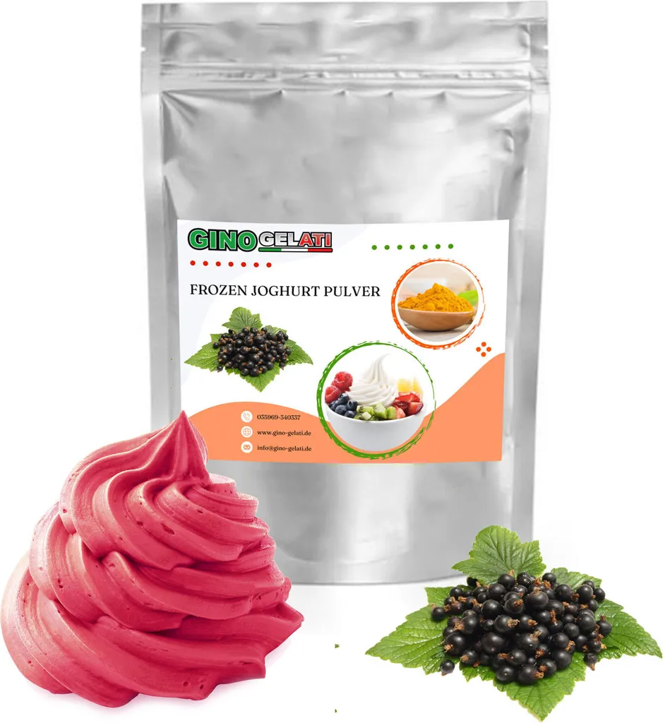 Yogurt in polvere al ribes nero 1 kg | Base professionale per gelateria