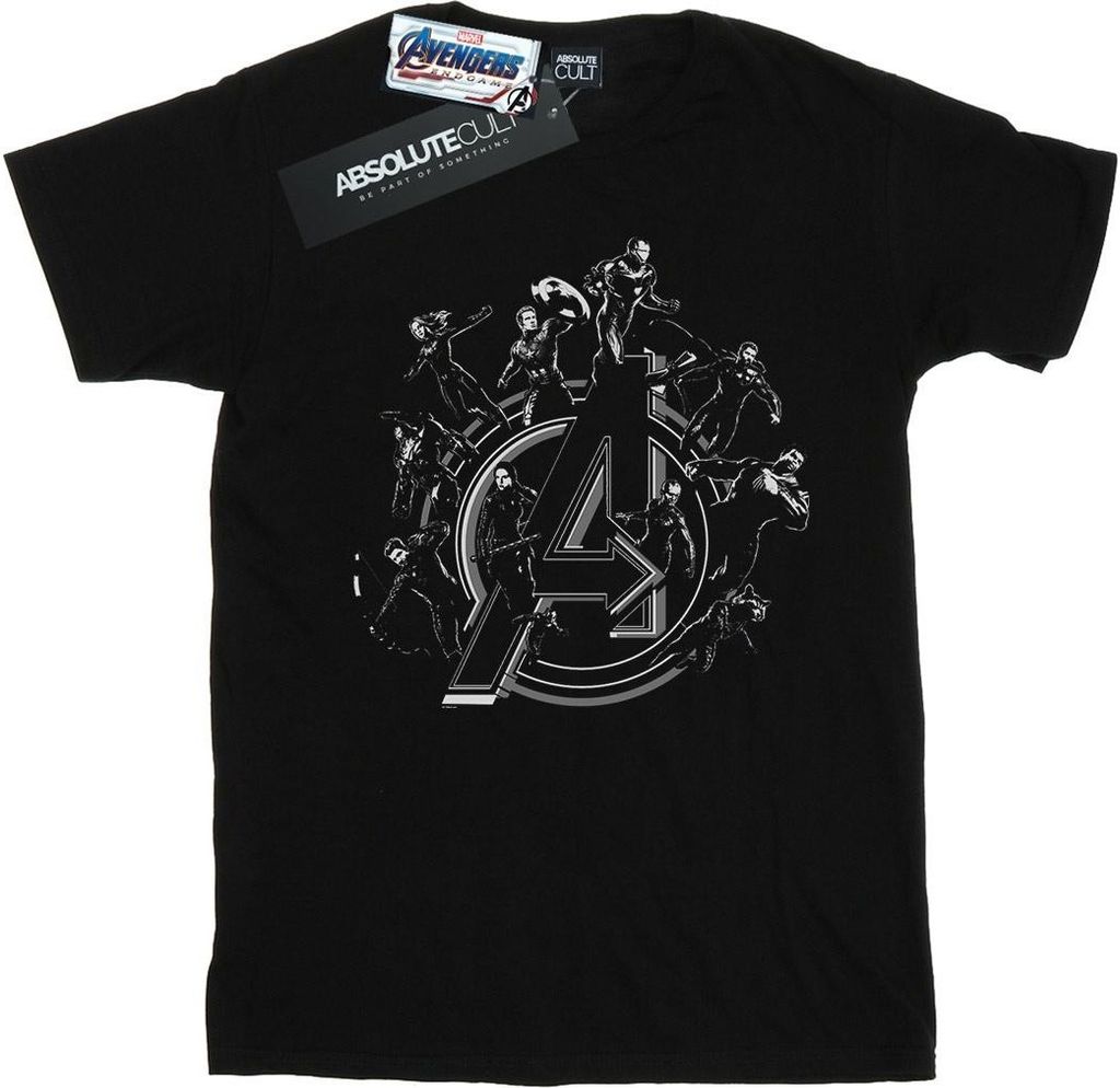 Marvel - "Avengers Endgame" T-Shirt für Damen BI6289 (S) (Schwarz)