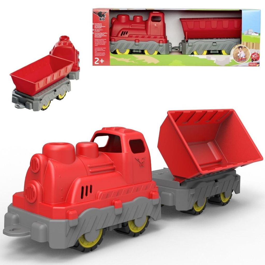 BIG Power Worker Mini Zug mit Wagon Produktbild 