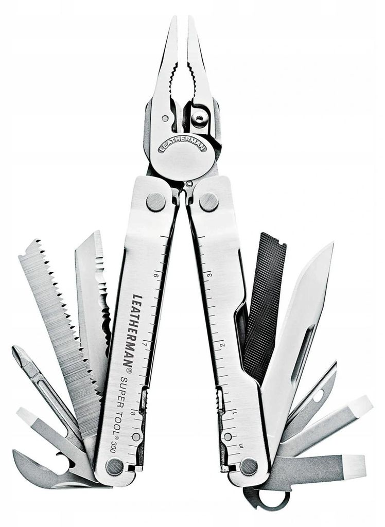 Leatherman Multitool Super Tool 300 (19x) Edelstahl Produktbild 