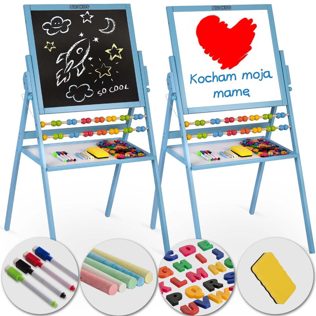 Scheda Magnetická otočná Ricokids - modrá Immagine del prodotto 
