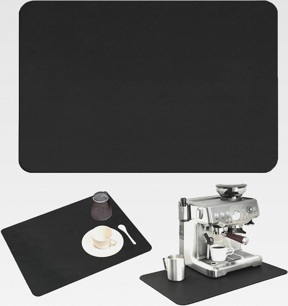 60 X 50 cm Abtropfmatte Geschirr Abtropfmatte Geschirrabtropfmatte Anti-Rutsch-Design Dish Drying Mat Haben Wasseraufnahme für Küche Tisch Bar Ba...