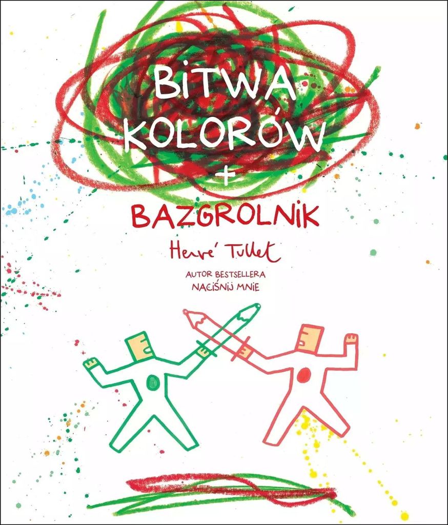 Schlacht der Farben + Kritzelbuch Tullet Herve (Buch auf Polnisch)