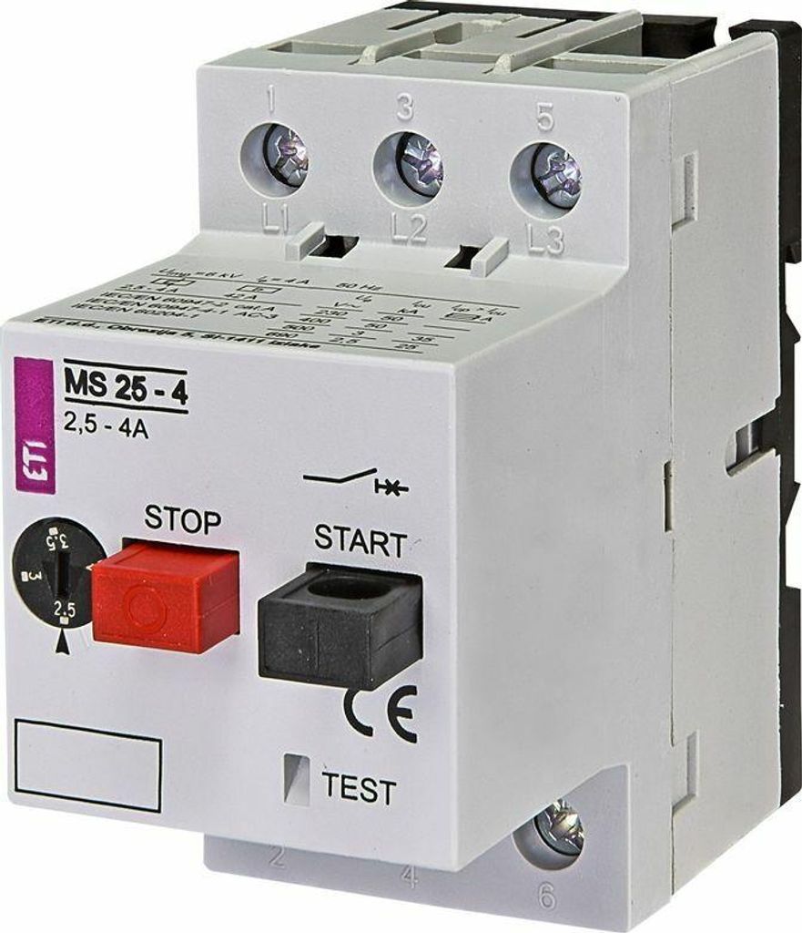 ETI Motorschutzschalter MS25 -4