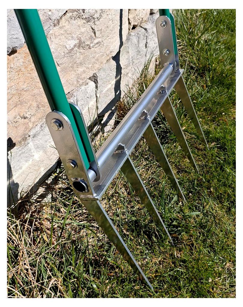 Grabegabel Spatengabel Forke – geeignet zum Tiefenlockern und Aerifizieren – Arbeitsbreite 50 cm – Zinkenlänge 30 cm