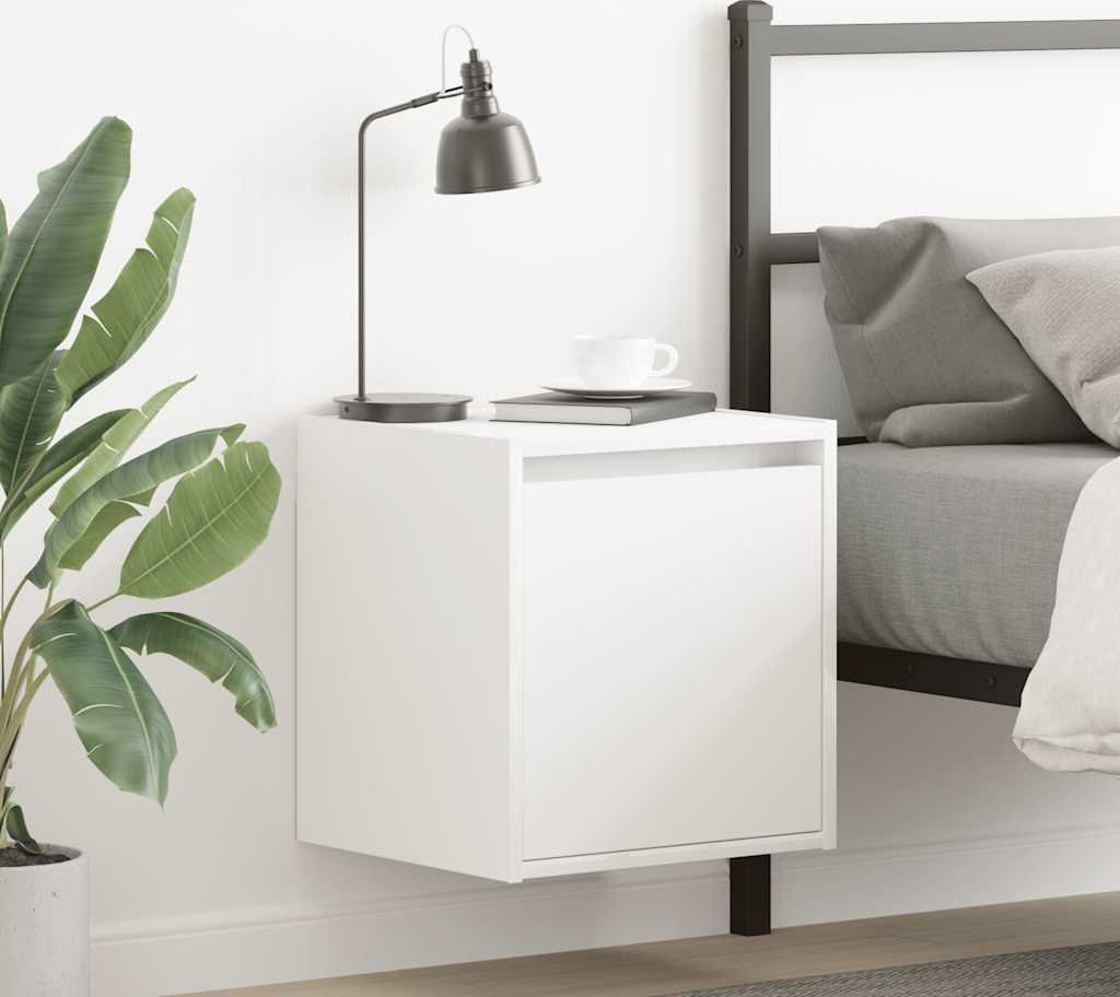Maison Exclusive - Wand-Nachttisch Weiß 38x34x40 cm