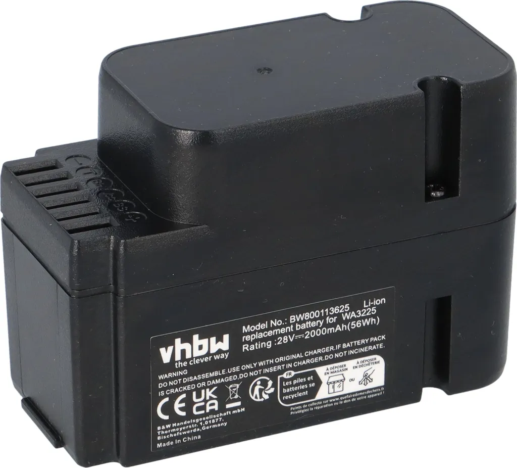 Rigenera il tuo Robot Worx | Batteria 28V 2000mAh Li-Ion Premium - 7