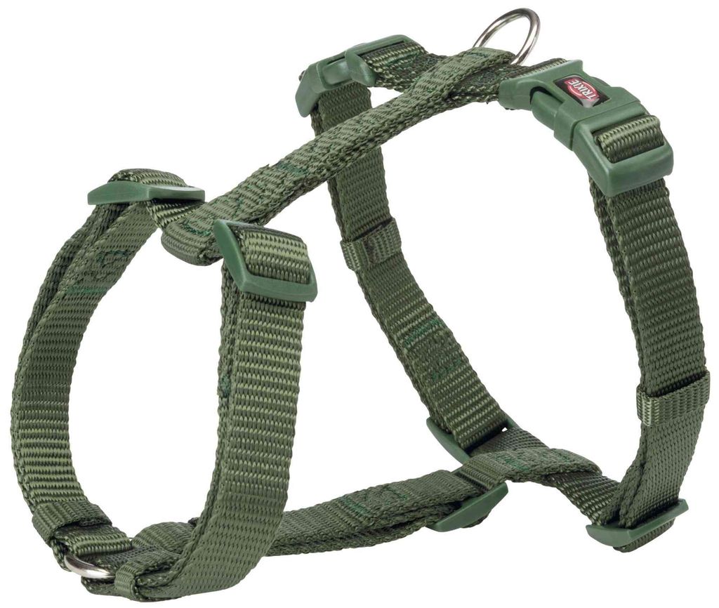 Trixie H-Geschirr Premium waldgrün XXS - XS 20-32 cm / 10 mm