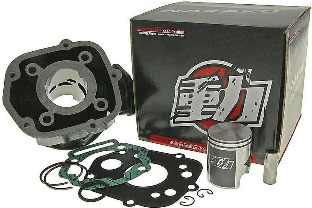 Zylinder Kit NARAKU 50ccm kompatibel für APRILIA RS RX SX SM GILERA DERBI Senda