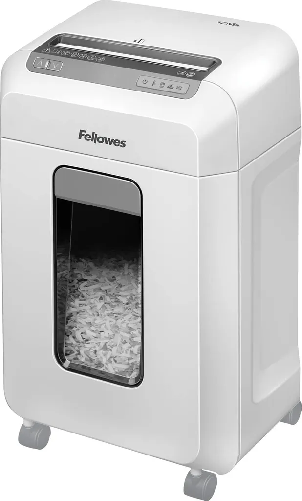 Fellowes Powershred 12Ms Destructeur de Documents Coupe Micro 12 Feuilles