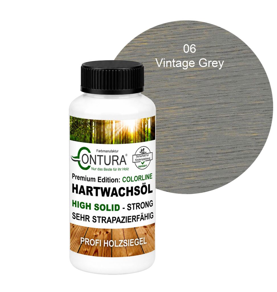 Contura 250ml. FARBIGES Hartwachsöl Colorline Premium Produktbild 