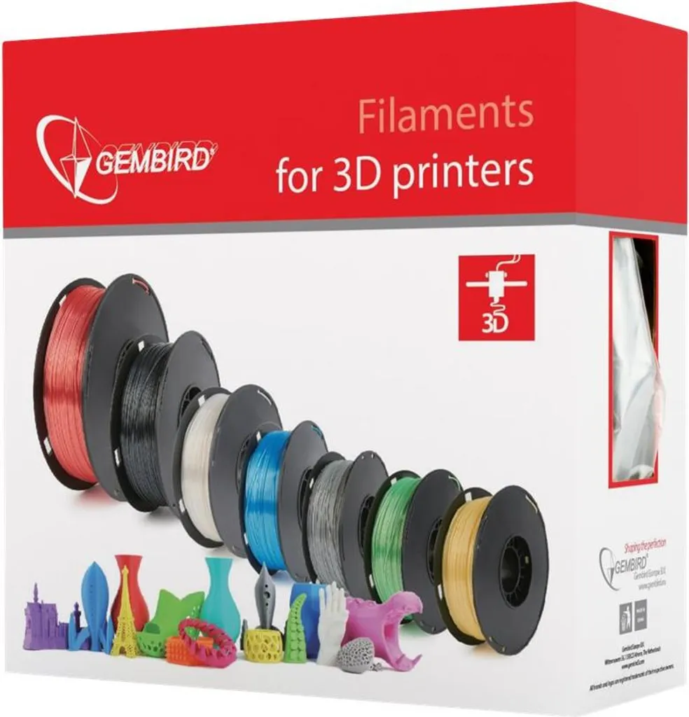 Gembird 3DP-PLA1.75-01-PR Filamento PLA Viola per Design Unico - 4