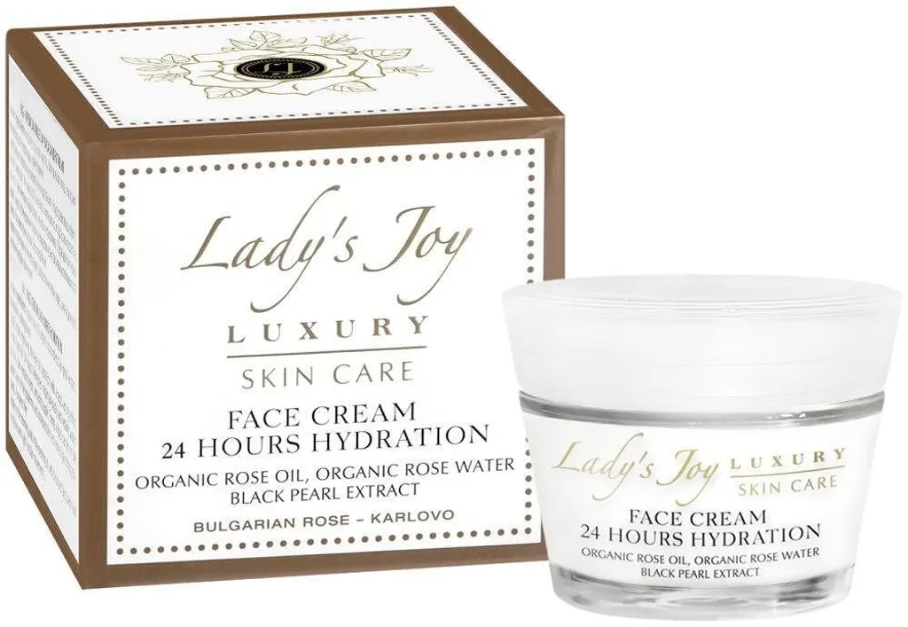 Crème de Jour et Nuit 24h à la Rose Bio 50ml Hydratation Intense Peau