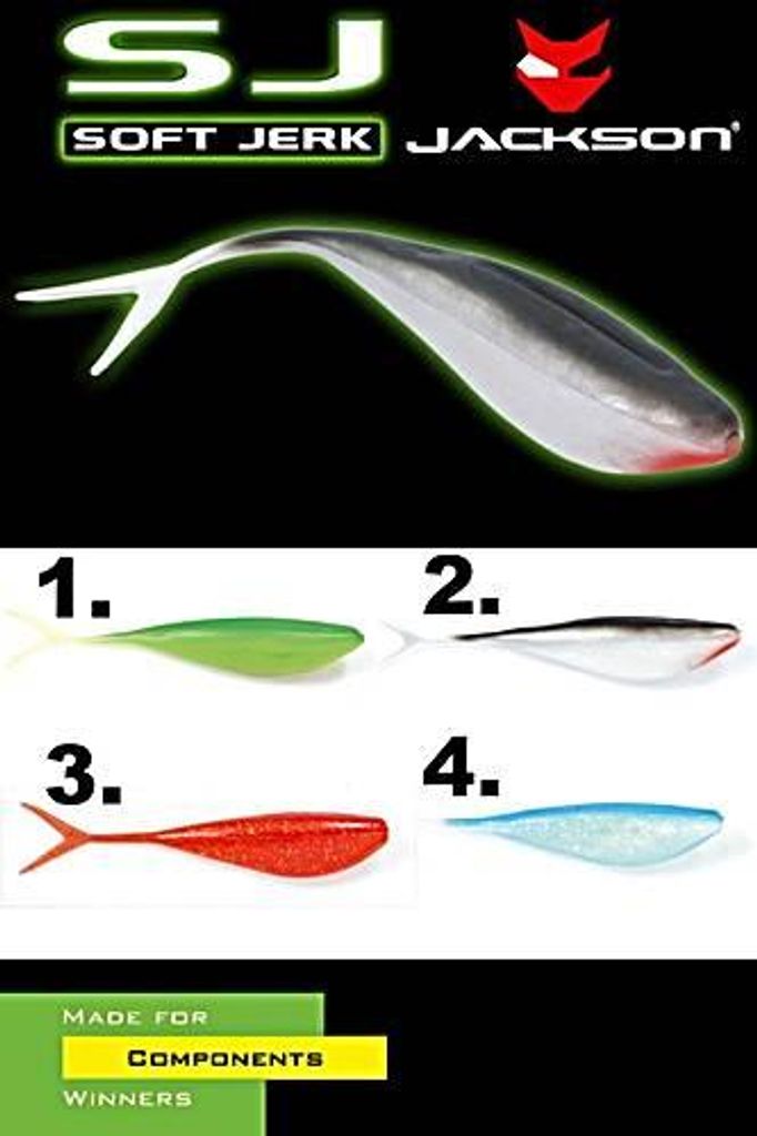 Jackson Digger Shad 8cm Glacier 4 Stück Farbe 4
