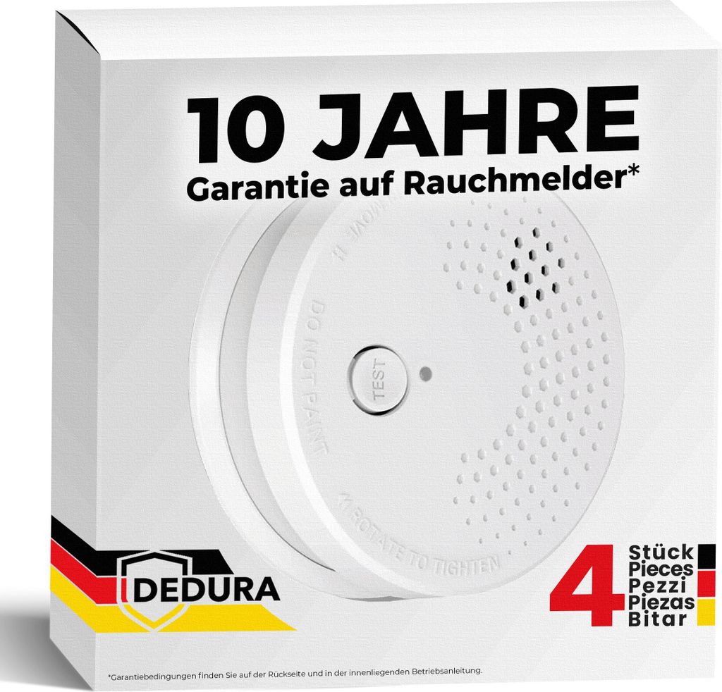 Rauchmelder 4er Set inkl.