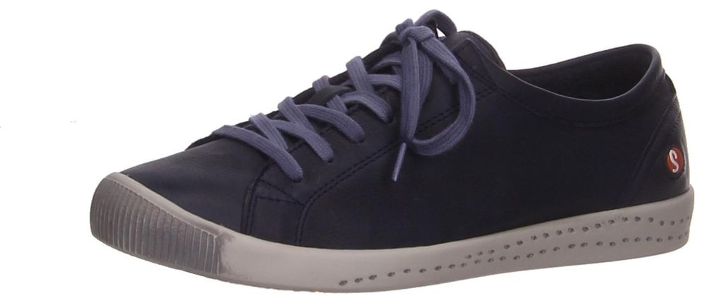 Softinos Schnürhalbschuhe in blau, Gr. 41