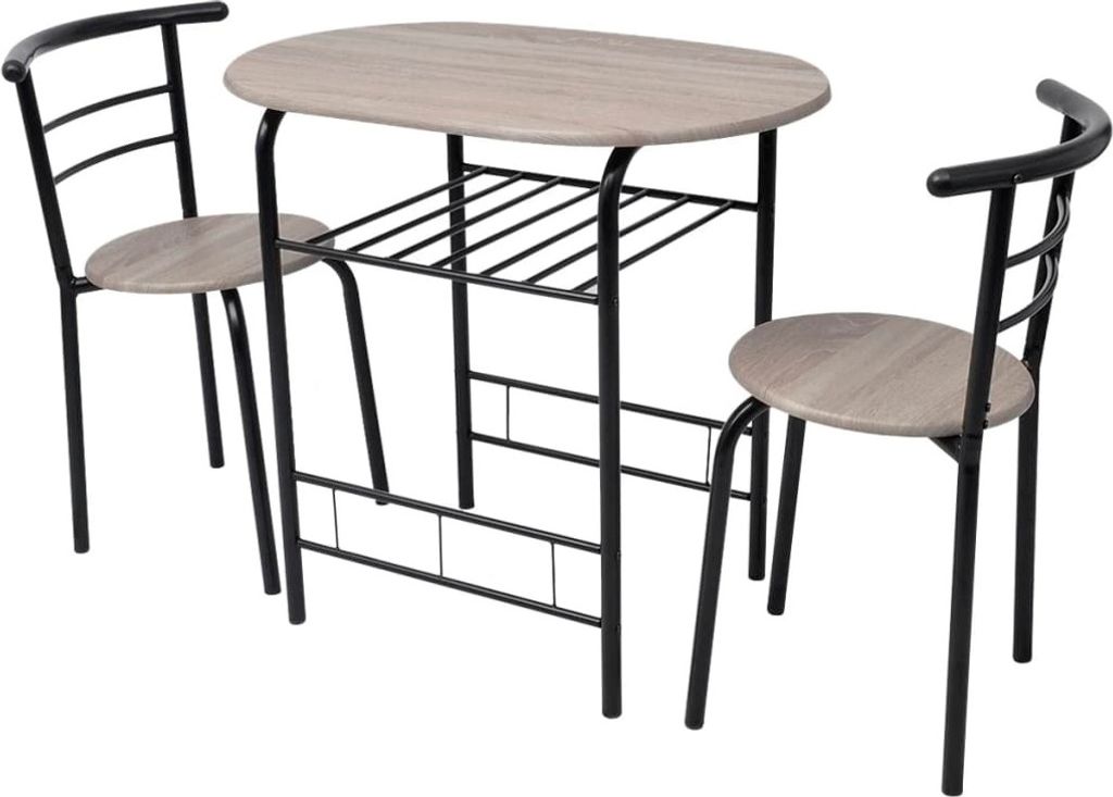 vidaXL Frühstückstisch Bar-Set MDF Produktbild 1