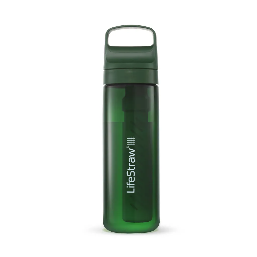 LifeStraw Go 650ml Vert Terrasse - Gourde Filtrante avec Filtre à Eau