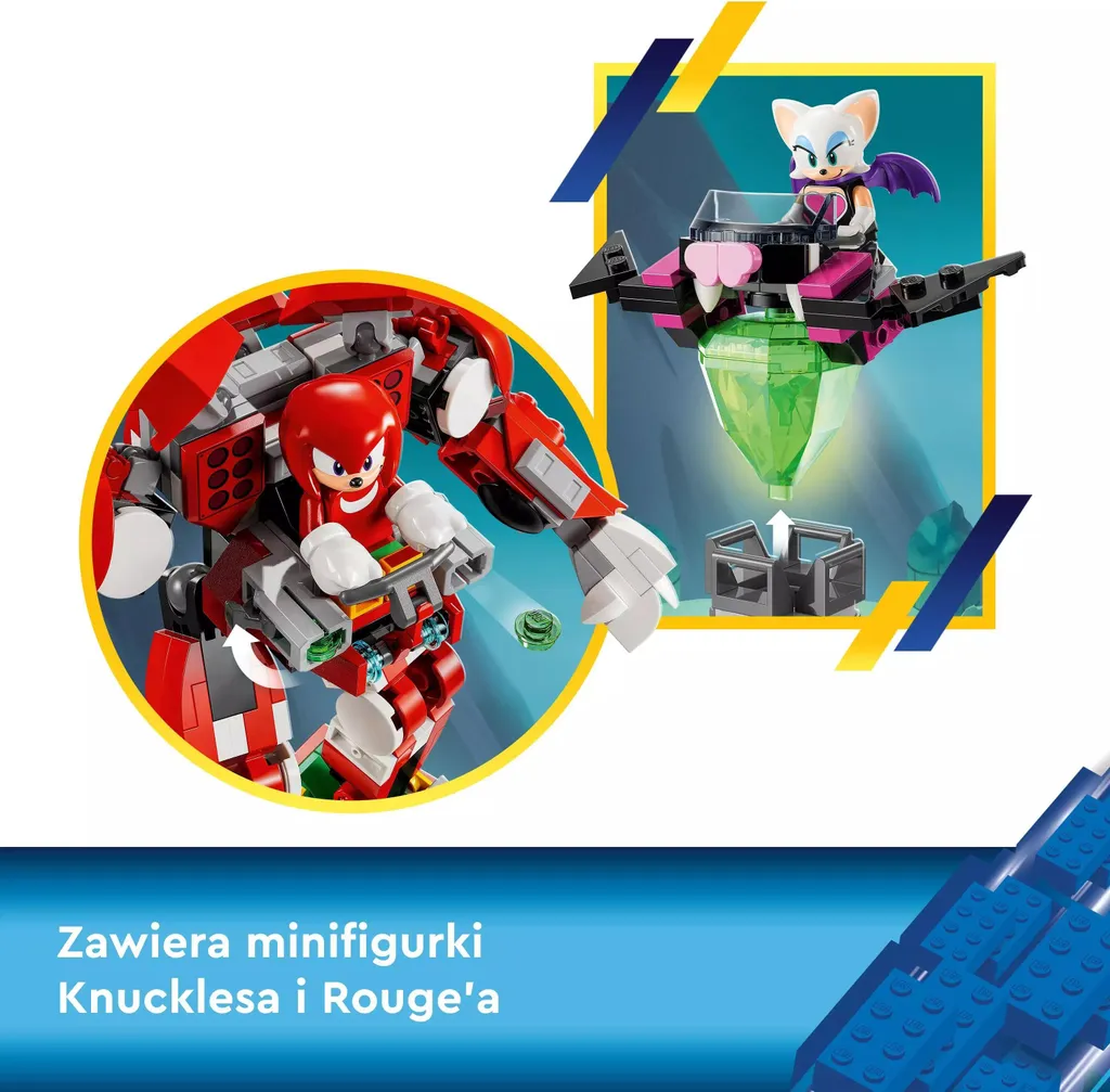 Protection de la Master Emerald avec le Robot LEGO Sonic 76996 Knuckles - 33