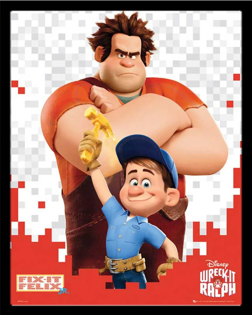 Mini Poster Ralph La Casse sous Vitre Acrylique et Cadre Shinsuke