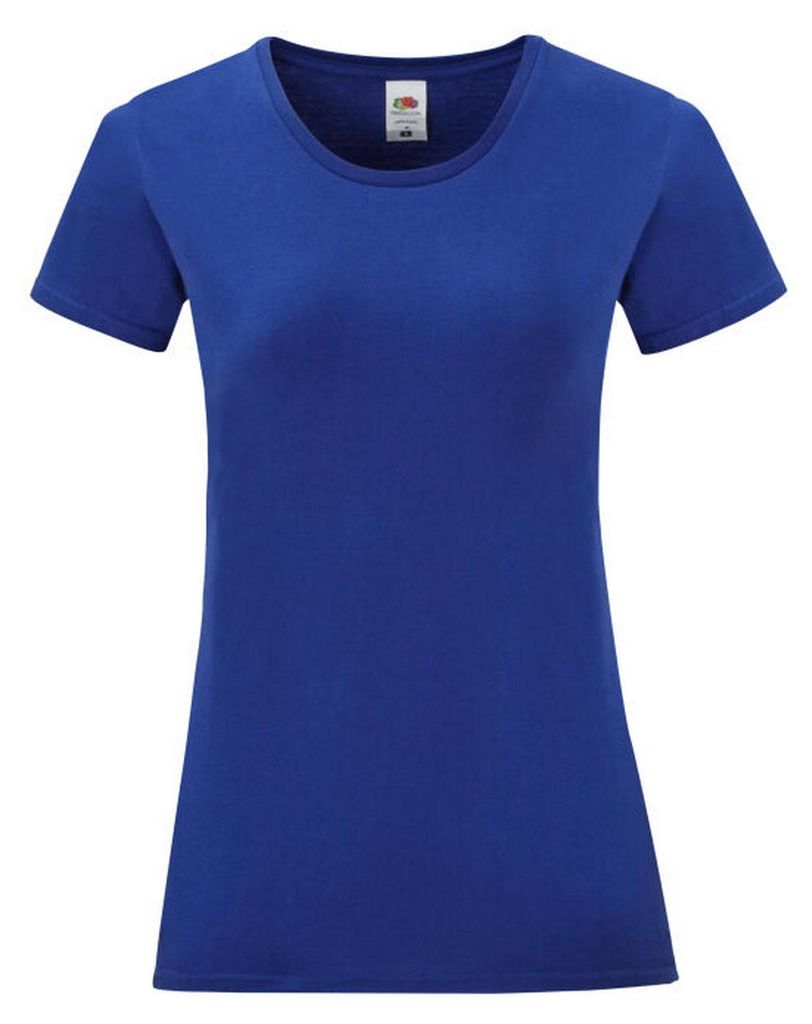 Fruit of the Loom - "Iconic" T-Shirt für Damen FK3356 (XL) (Kobaltblau)