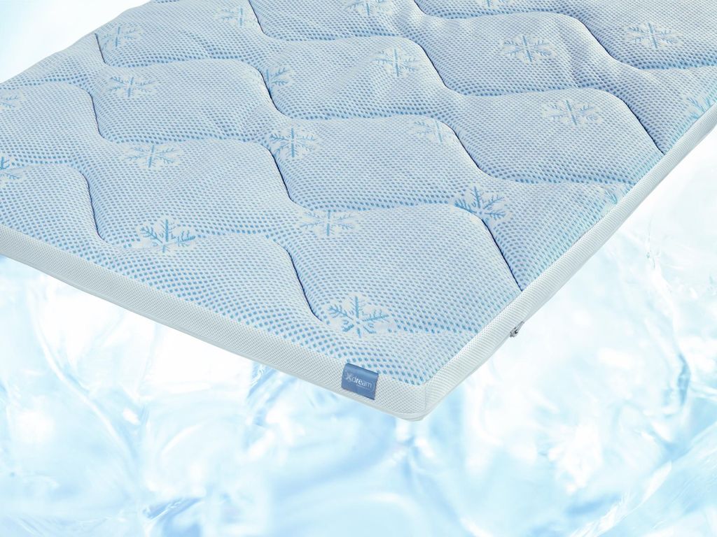 Premium Matratzentopper mit Kühleffekt | 160 x 200 cm | 6 cm hoch | kühlender Topper | XDREAM Cooling
