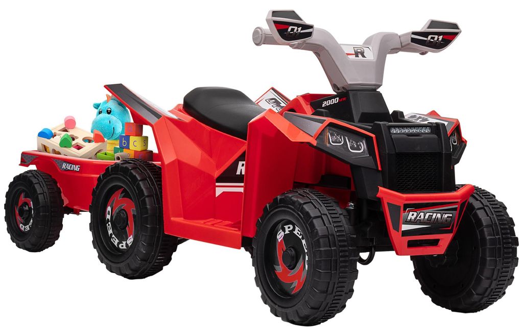 HOMCOM Quad per bambini, quad elettrico per bambini, auto Immagine del prodotto 