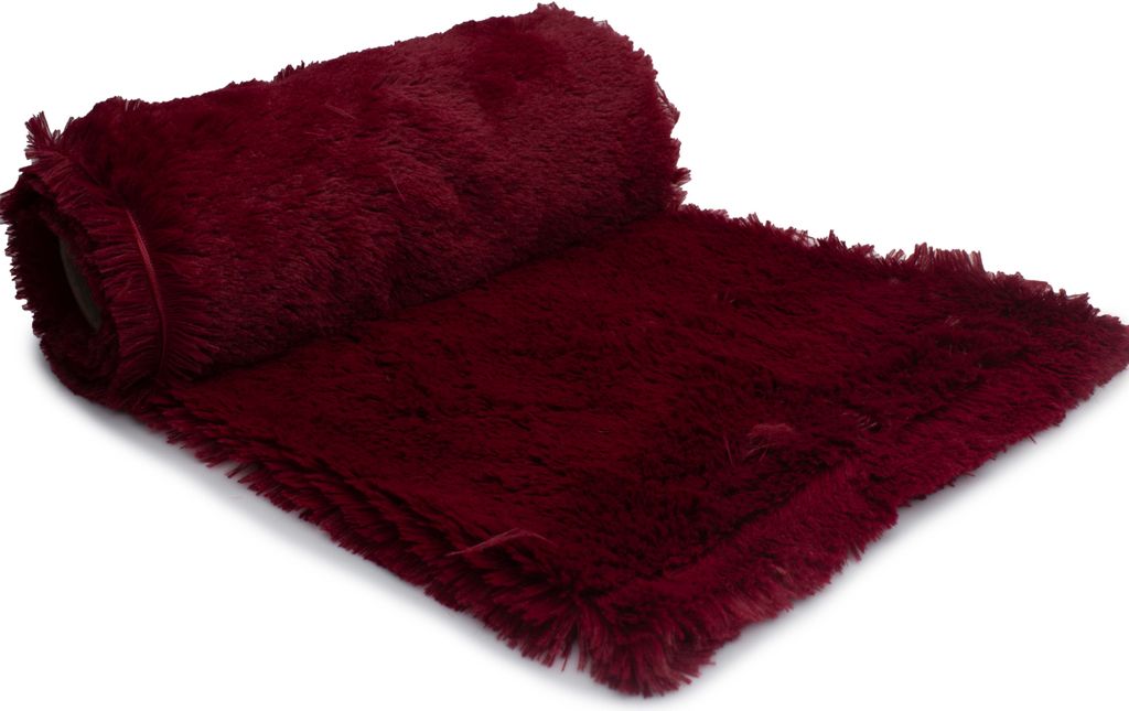 Napnuté Minky vlasy, Zottelig, Shaggy (18 mm) Bordeauxrot Obrázek produktu 
