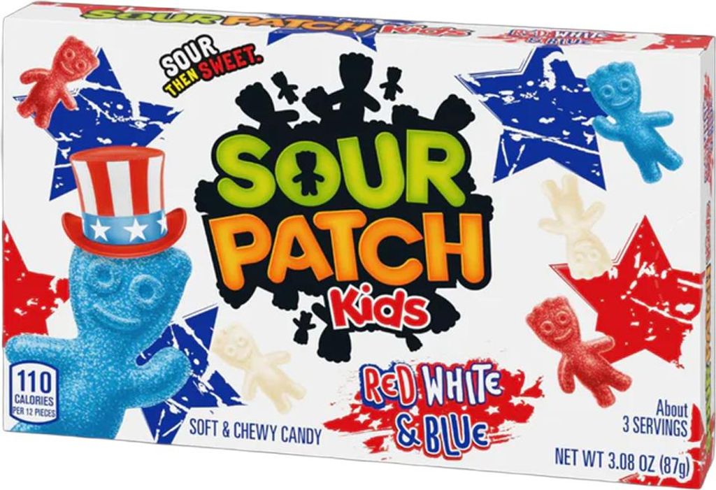 Sour Patch Kids Red, White & Blue 87g Produktbild 