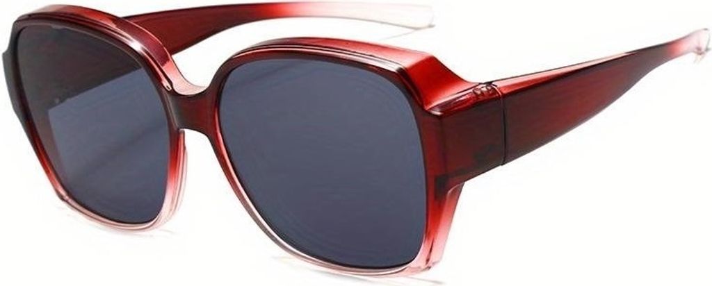 GKA A Überzieh Sonnenbrille für Brillenträger rot Fit Over Produktbild 2