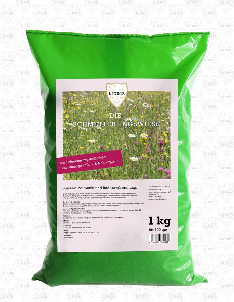 Schmetterlingswiese Samen 1 kg